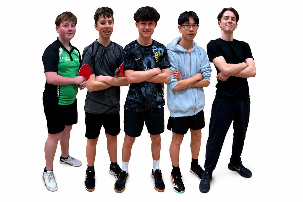Jeugdteam 1 najaarscompetitie 2026, vijf jeugdspelers